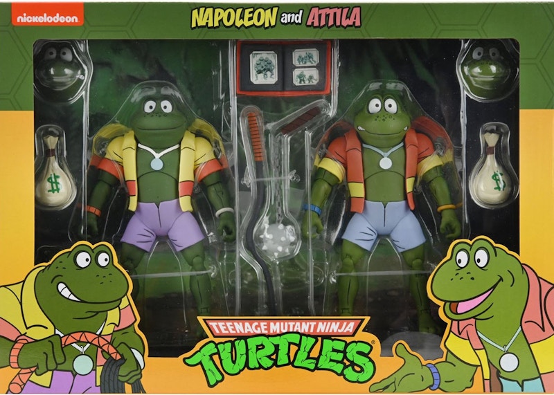 NECA Teenage Mutant Ninja Turtles Napoleon and Attila (Cartoon) Action Figure