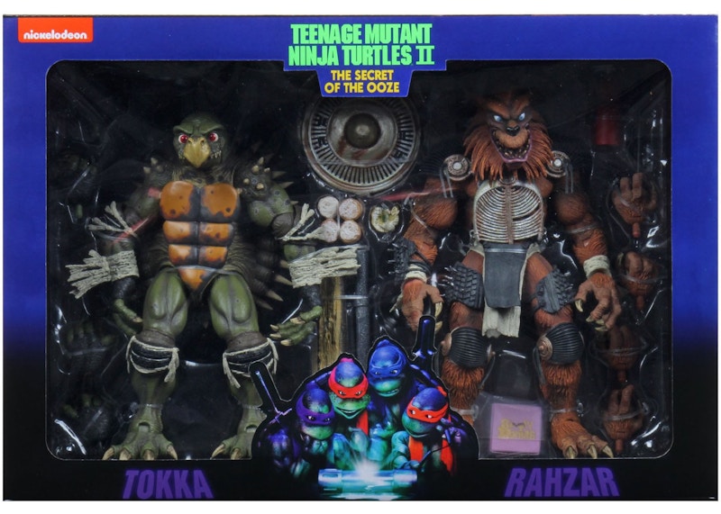 NECA Teenage Mutant Ninja Turtles Tokka and Rahzar (Secret of the Ooze) Action Figure