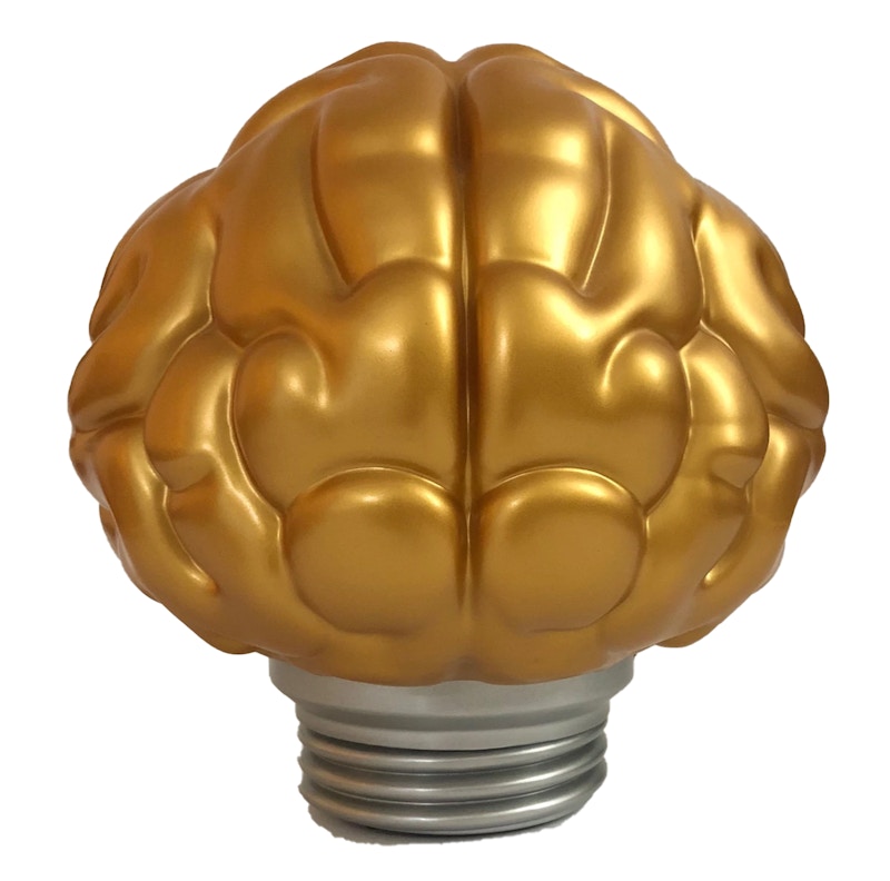 N.E.R.D. x BAIT Brain Lamp Gold