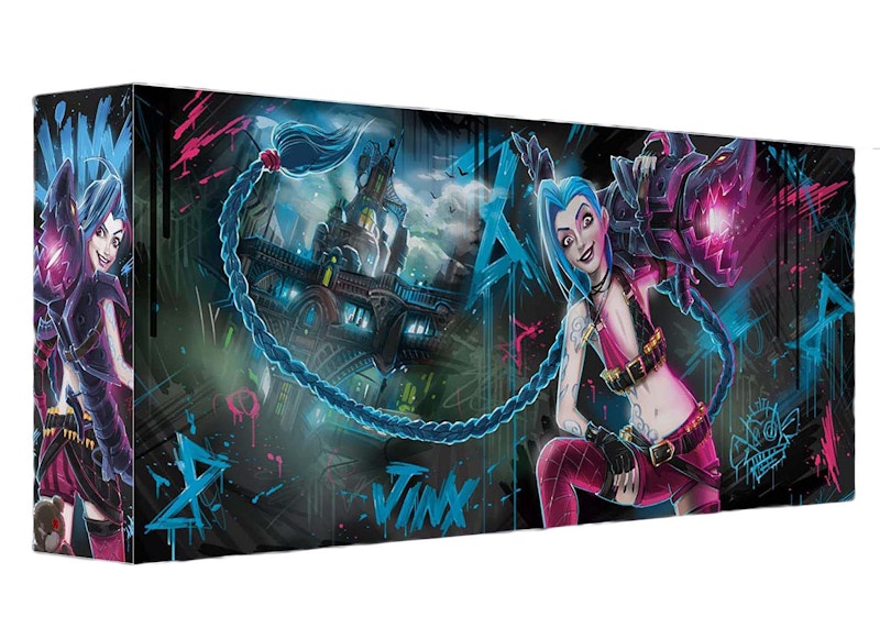 NERF Lmtd League of Legends Jinx Fishbones Dart Drum Dart Blaster