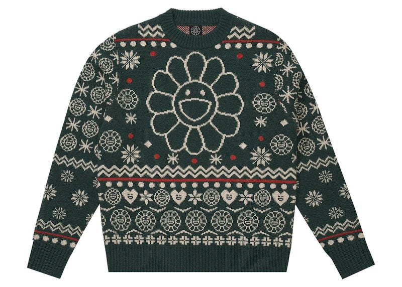 NTWRK TMKK Holiday Sweater Green