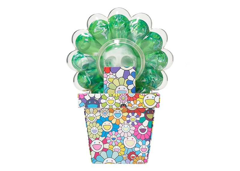 NTWRK x Takashi Murakami TM/KK X-Ray Flower PVC Figure Green