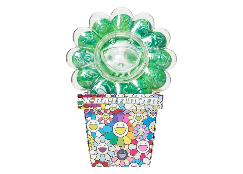 NTWRK x Takashi Murakami TM/KK X-Ray Flower PVC Figure Green