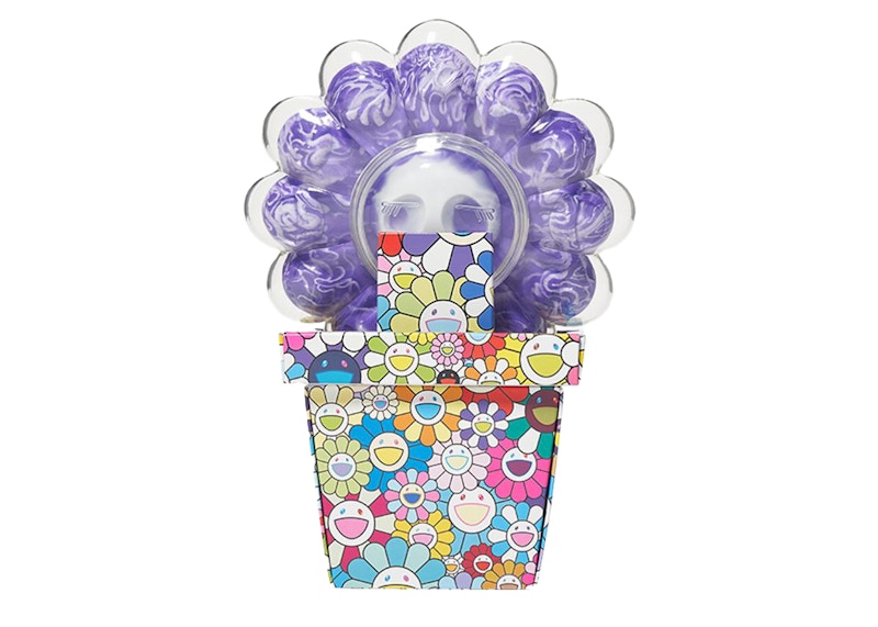 NTWRK x Takashi Murakami TM/KK X-Ray Flower PVC Figure Purple