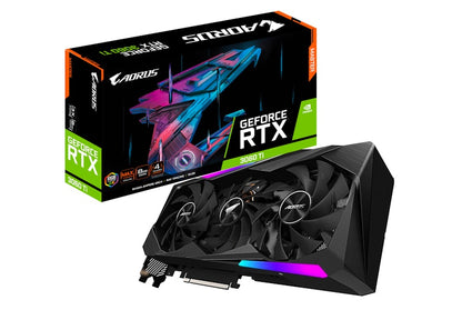 NVIDIA AORUS GeForce RTX 3060 Ti MASTER 8G Graphics Card (GV-N306TAORUS M-8GD)