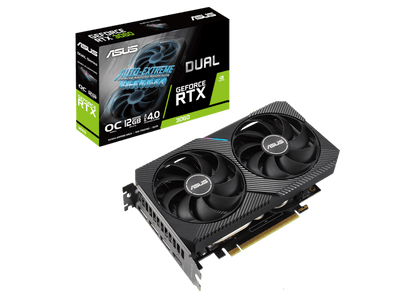 NVIDIA ASUS Dual GeForce RTX 3060 12GB OC EDITION Graphics Card (DUAL-RTX3060-O12G)