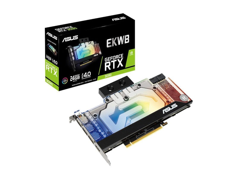 NVIDIA ASUS EKWB GeForce RTX 3090 24GB Graphics Card (RTX3090-24G-EK)
