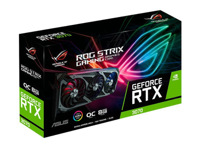 NVIDIA ASUS GEFORCE RTX 3070 8GB OC Edition Graphics Card (ROG-STRIX-RTX3070-O8G-GAMING)