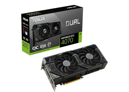 NVIDIA ASUS GeForce RTX 4070 OC 12GB Graphics Card DUAL-RTX4070-O12G