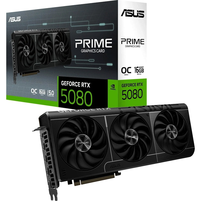 NVIDIA Nvidia ASUS Prime GeForce RTX 5080 OC 16G  (‎90YV0LX0-M0NA00)