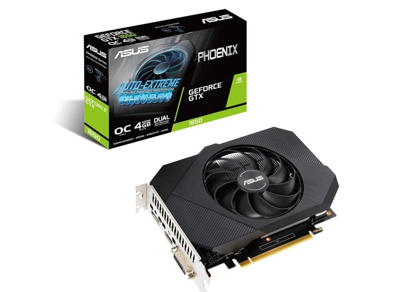 NVIDIA ASUS Phoenix GeForce GTX 1650 4G OC Graphics Card (PH-GTX1650-O4GD6)