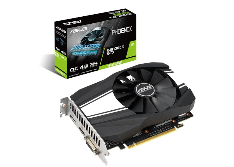 NVIDIA ASUS Phoenix GeForce GTX 1650 SUPER OC 4GB Graphics Card (PH-GTX1650S-O4G)