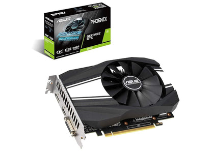 NVIDIA ASUS Phoenix GeForce GTX 1660 6G OC Graphics Card (PH-GTX1660-O6G)