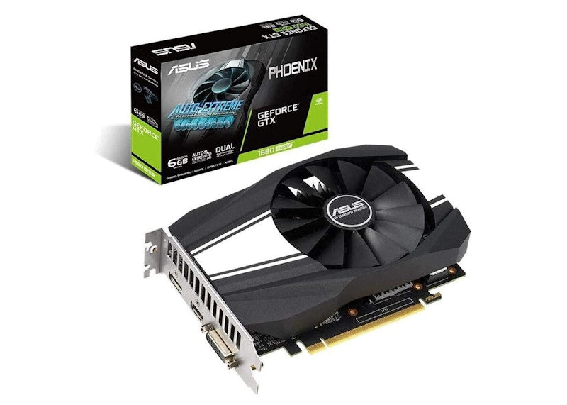 NVIDIA ASUS Phoenix GeForce GTX 1660 Super 6G OC Graphics Card (PH-GTX1660S-O6G)