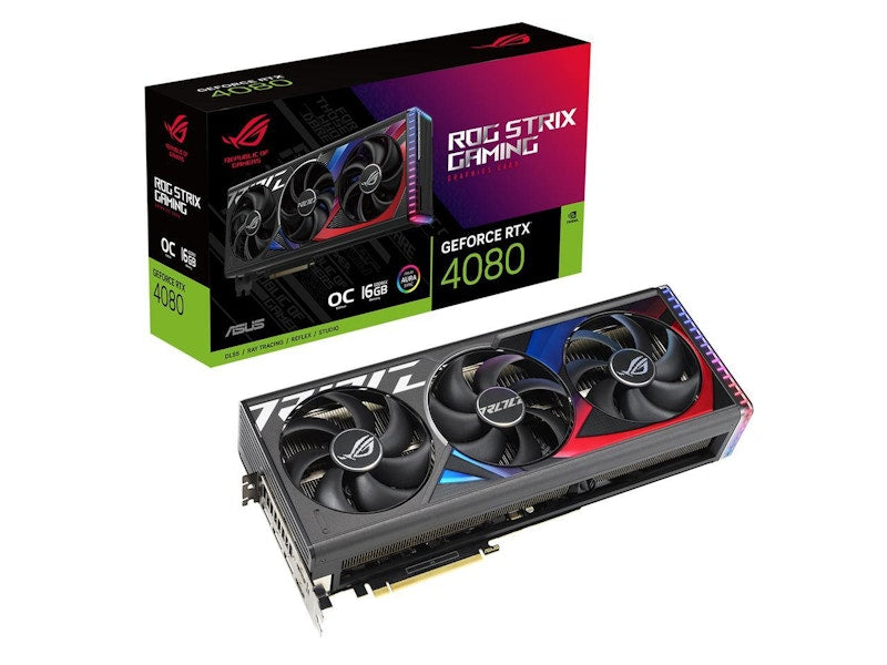 NVIDIA ASUS ROG GeForce RTX 4080 16GB OC Graphics Card ROG-STRIX-RTX4080-O16G-GAMING