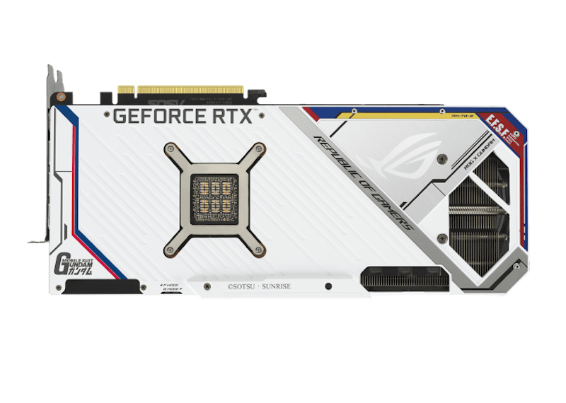 NVIDIA ASUS ROG STRIX GeForce RTX 3080 GUNDAM Edition 10G OC Graphics Card (ROG-STRIX-GeForce-RTX-3080-GUNDAM-EDITION)
