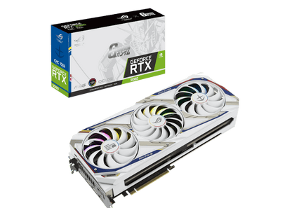 NVIDIA ASUS ROG STRIX GeForce RTX 3080 GUNDAM Edition 10G OC Graphics Card (ROG-STRIX-GeForce-RTX-3080-GUNDAM-EDITION)