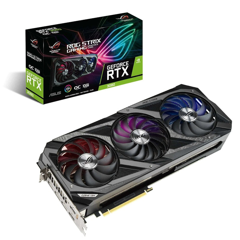 NVIDIA ASUS ROG Strix GeForce RTX 3080 Graphics Card (ROG-STRIX-RTX3080-10G-GAMING)
