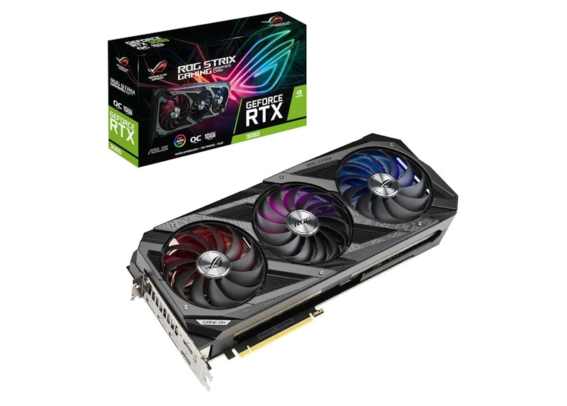 NVIDIA ASUS ROG Strix GAMING GeForce 3080 10G OC Graphics Card (ROG-STRIX-RTX3080-O10G-GAMING)