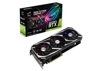 NVIDIA ASUS ROG Strix GeForce RTX 3050 8G OC Graphics Card (rog-strix-rtx3050-O8g-gaming)