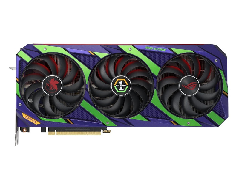 NVIDIA ASUS ROG Strix GeForce RTX 3080 12G OC Evangelion Edition Graphics Card rog-strix-rtx3080-o12g-eva