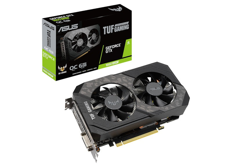 NVIDIA ASUS TUF GAMING GeForce GTX 1660 Super OC 6GB Graphics Card (TUFGTX1660SO6GGAMING)