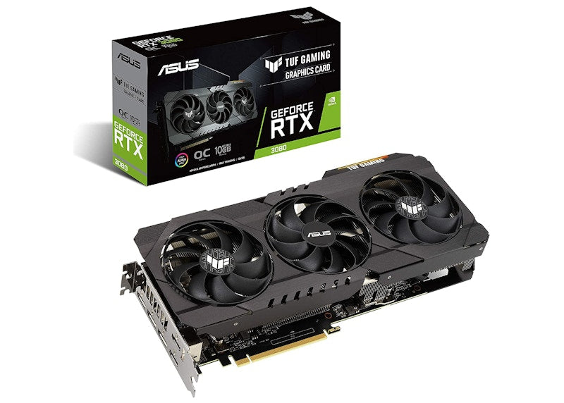 NVIDIA ASUS TUF GAMING GeForce RTX 3080 10G OC Graphics Card (90YV0FB1-MTAA00) / (90YV0FB1-M0NM00)