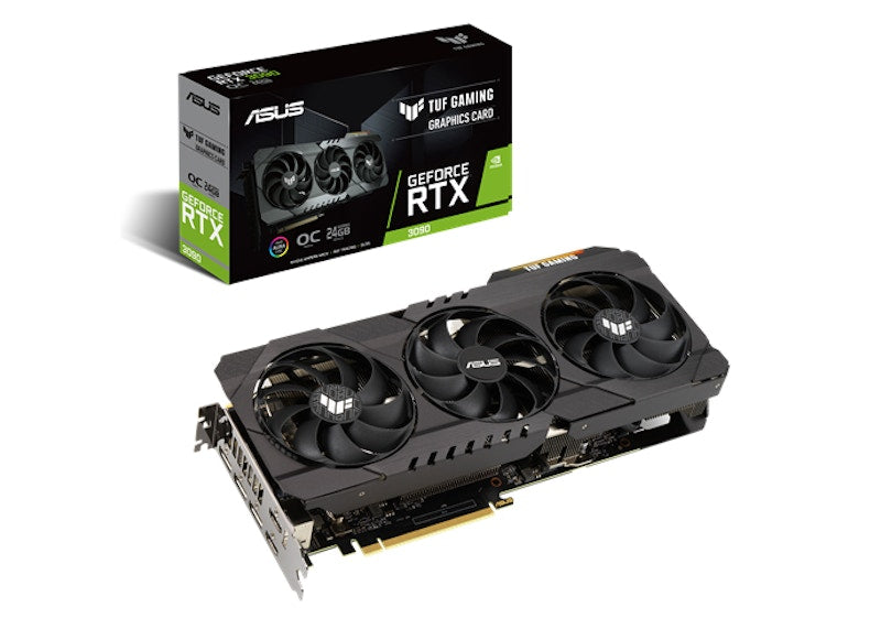 NVIDIA ASUS TUF GAMING GeForce RTX 3090 OC 24G Graphics Card (TUF-RTX3090-O24G-GAMING)