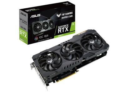 NVIDIA ASUS TUF Gaming GeForce RTX 3060 Ti 8G OC Graphics Card (TUF-RTX3060TI-O8G-GAMING)