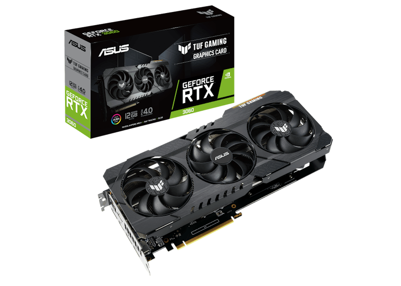 NVIDIA ASUS TUF GAMING GeForce RTX 3060 12GB Graphics Card (TUF-RTX3060-12G-GAMING)
