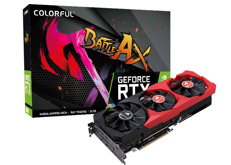 NVIDIA COLORFUL iGame GeForce RTX 3080 Ti Battle-AX NB-V 12G Graphics Card