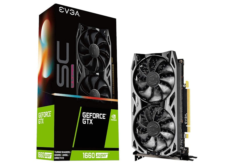 NVIDIA EVGA GeForce GTX 1660 SUPER SC Ultra 6G Graphics Card (06G-P4-1068-KR)