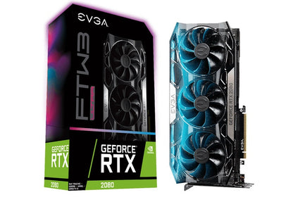 NVIDIA EVGA GeForce RTX 2080 8GB Graphics Card (08G-P4-2287-KR)