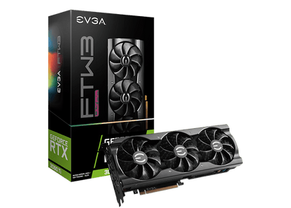 NVIDIA EVGA GeForce RTX 3060 Ti FTW3 ULTRA GAMING 8G LHR Graphics Card (08G-P5-3667-KL/KH)