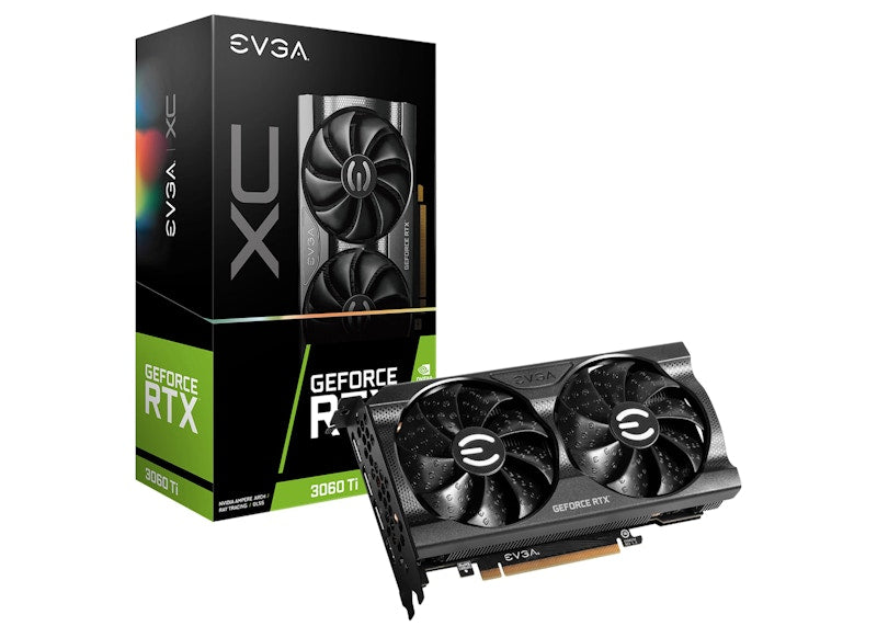 NVIDIA EVGA GeForce RTX 3060 Ti XC GAMING Graphics Card (08G-P5-3663-KR) Black