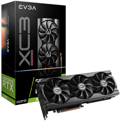 NVIDIA EVGA GeForce RTX 3070 XC3 ULTRA GAMING 8G LHR Graphics Card (08G-P5-3755-KL)