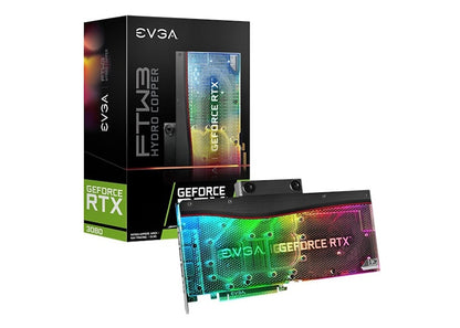 NVIDIA EVGA GeForce RTX 3080 FTW3 Ultra Hydro Copper Gaming 10G Graphics Card 10G-P5-3899-KL