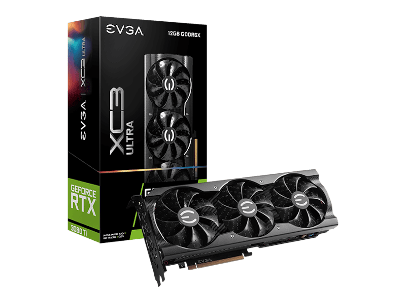 NVIDIA EVGA GeForce RTX 3080 Ti XC3 ULTRA 12G Graphics Card (12G-P5-3955-KR)