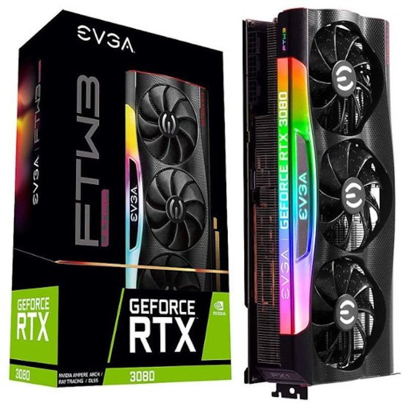 NVIDIA EVGA GeForce RTX 3080 ULTRA GAMING Graphics Card (10G-P5-3897-KR)