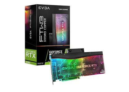 NVIDIA EVGA GeForce RTX 3080 Ultra Hydro Copper Gaming 12G Graphics Card 12G-P5-4879-KL