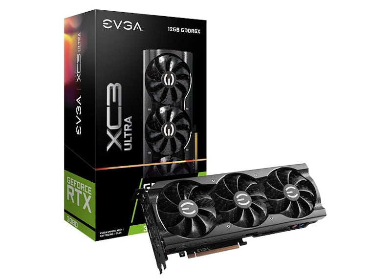 NVIDIA EVGA GeForce RTX 3080 XC3 ULTRA GAMING 12G Graphics Card (12G-P5-4865-KL)