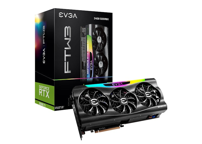 NVIDIA EVGA GeForce RTX 3090 Ti FTW3 GAMING 24G Graphics Card 24G-P5-4983-KR