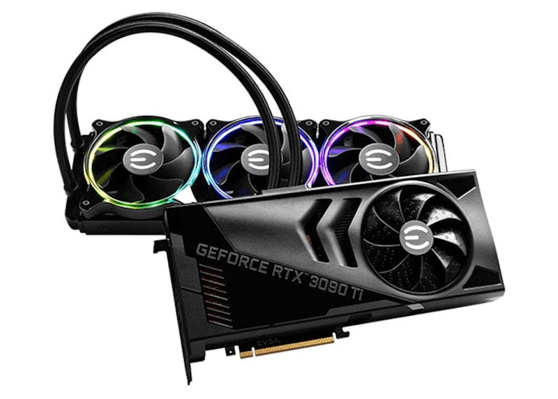 NVIDIA EVGA GeForce RTX 3090 Ti FTW3 ULTRA HYBRID GAMING 24G Graphics Card 24G-P5-4988-KR