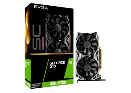 NVIDIA EVGA SUPER SC ULTRA GAMING GeForce GTX 1650 Super 4G Graphics Card (04G-P4-1357-KB/KR)