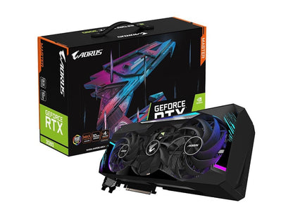 NVIDIA GIGABYTE AORUS GeForce RTX 3080 MASTER 10G (Rev. 2.0) Graphics Card (GV-N3080AORUS M-10GD Rev2.0)