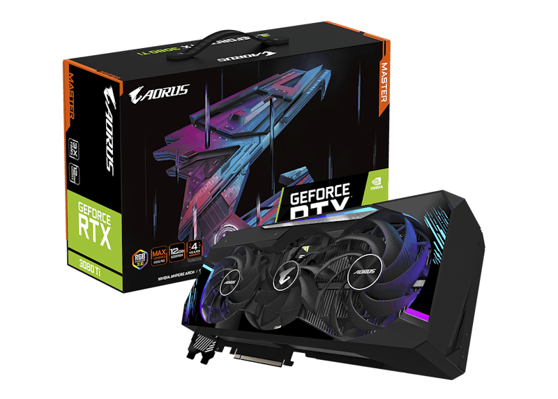 NVIDIA GIGABYTE AORUS GeForce RTX 3080 Ti MASTER 12G Graphics Card (GV-N308TAORUS M-12GD)