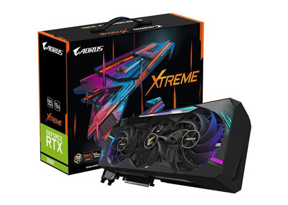 NVIDIA GIGABYTE AORUS GeForce RTX 3080 XTREME 10G Rev 2 Graphics Card (GV-N3080AORUS X-10GD Rev2)