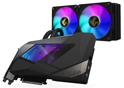 NVIDIA GIGABYTE AORUS GeForce RTX 3080 XTREME WATERFORCE 10G Graphics Card (GV-N3080AORUSX W-10GD)