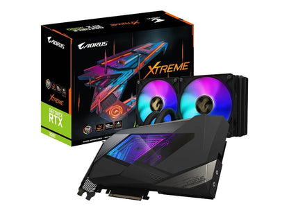 NVIDIA GIGABYTE AORUS GeForce RTX 3080 XTREME WATERFORCE 12G Graphics Card (GV-N3080AORUSX W-12GD)