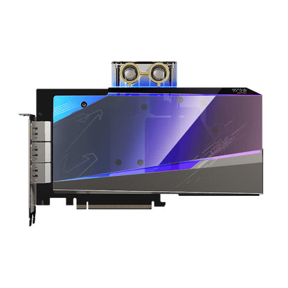 NVIDIA GIGABYTE AORUS GeForce RTX 3080 XTREME WATERFORCE WB 10G (rev. 2.0) LHR Graphics Card (GV-N3080AORUSX WB-10GD Rev2)